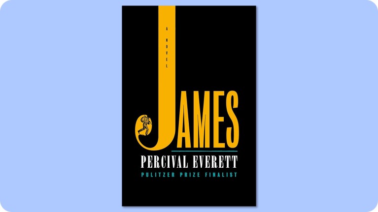 An image of the book cover of James