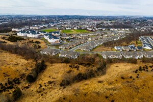 An areal photo of Arlington County, Virginia.