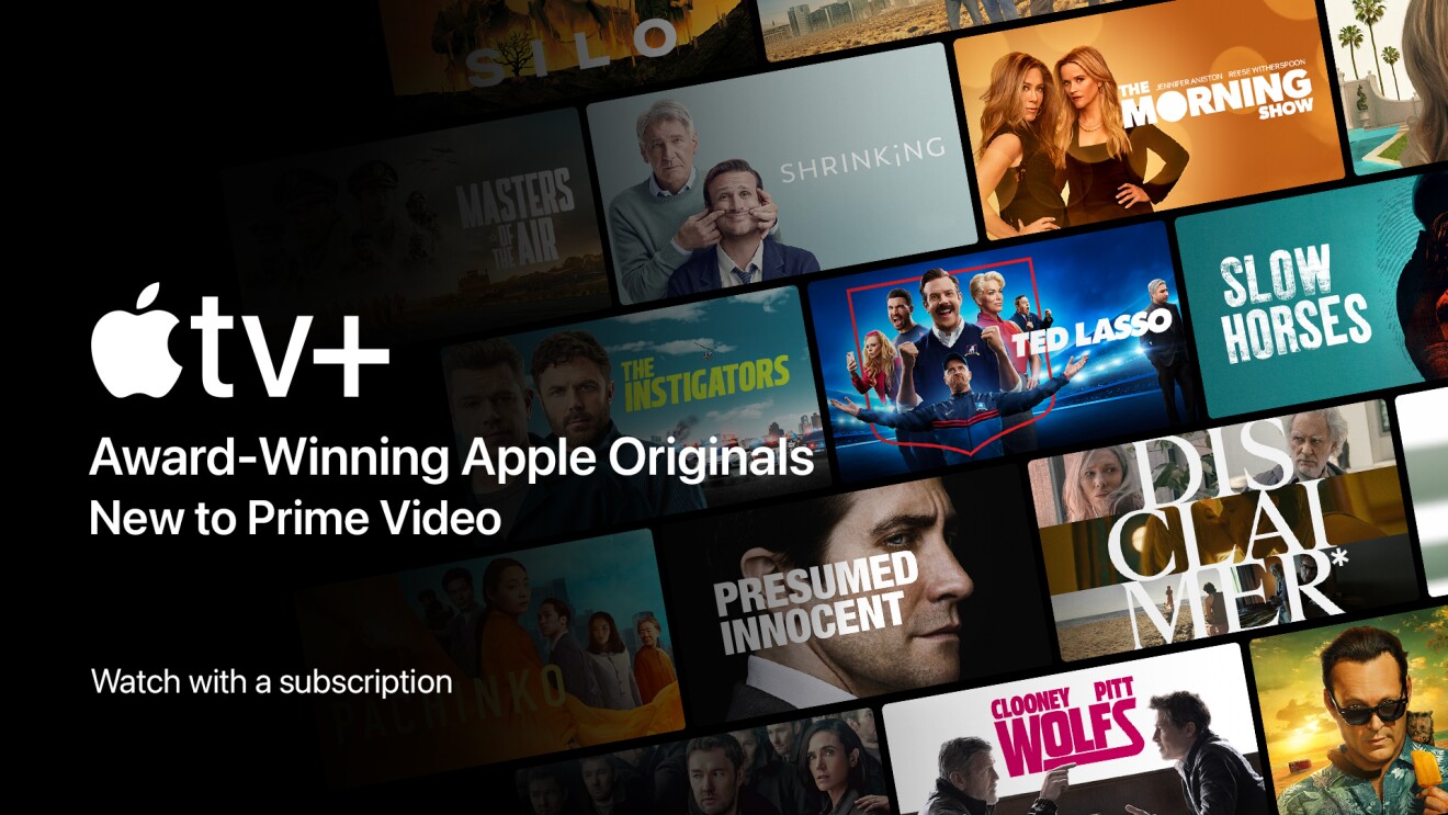 Apple TV+ is launching on Prime Video in the US