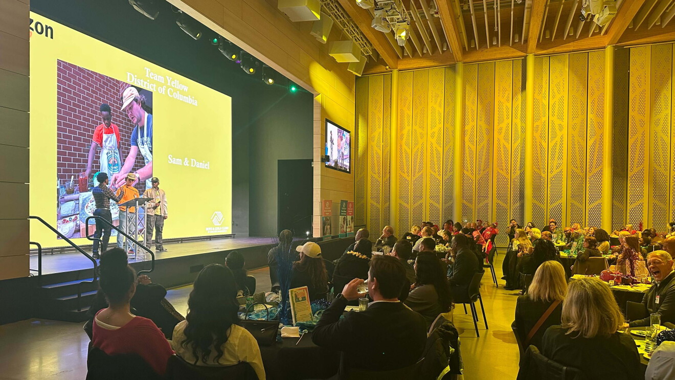 BEN-DMV hosts third annual 'Great Big Kid' event: individuals watching speakers on stage