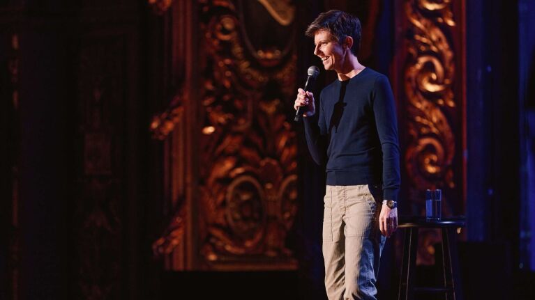 A still captured of Tig Notaro delivering their standup