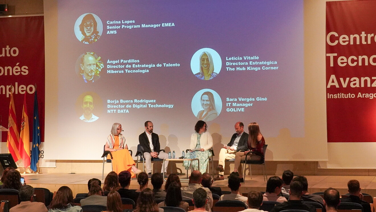 Evento de presentación de AWS re/Start en Aragón.