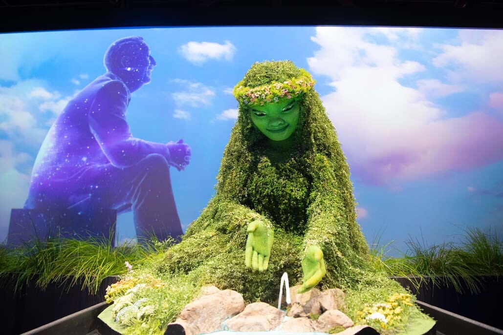 An image from the D23 fan expo show floor