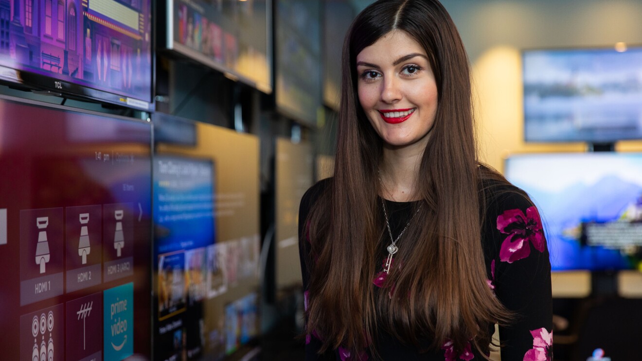Amazonians working in the Prime Video development centre in London: Sven Thomas, Kam Chaggar, Silvia Dobrota and Andy Jack