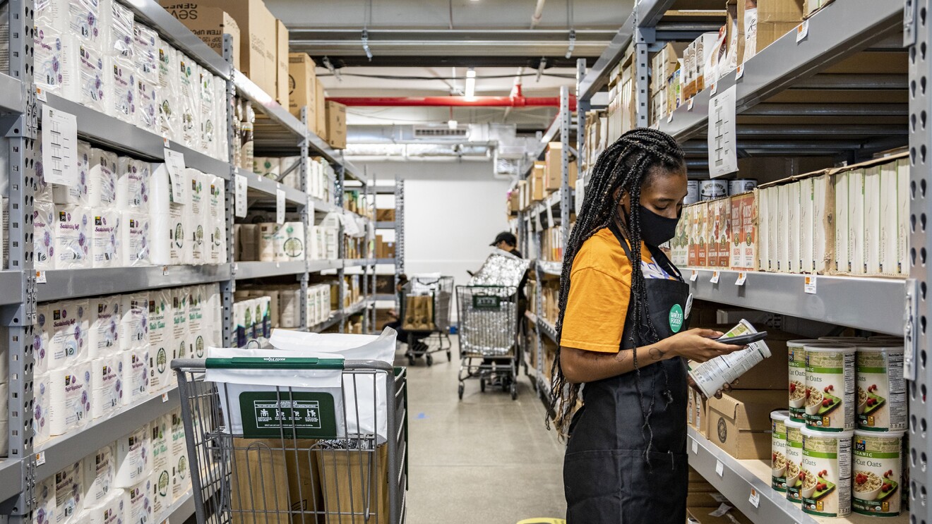 全食超市的新在线商店