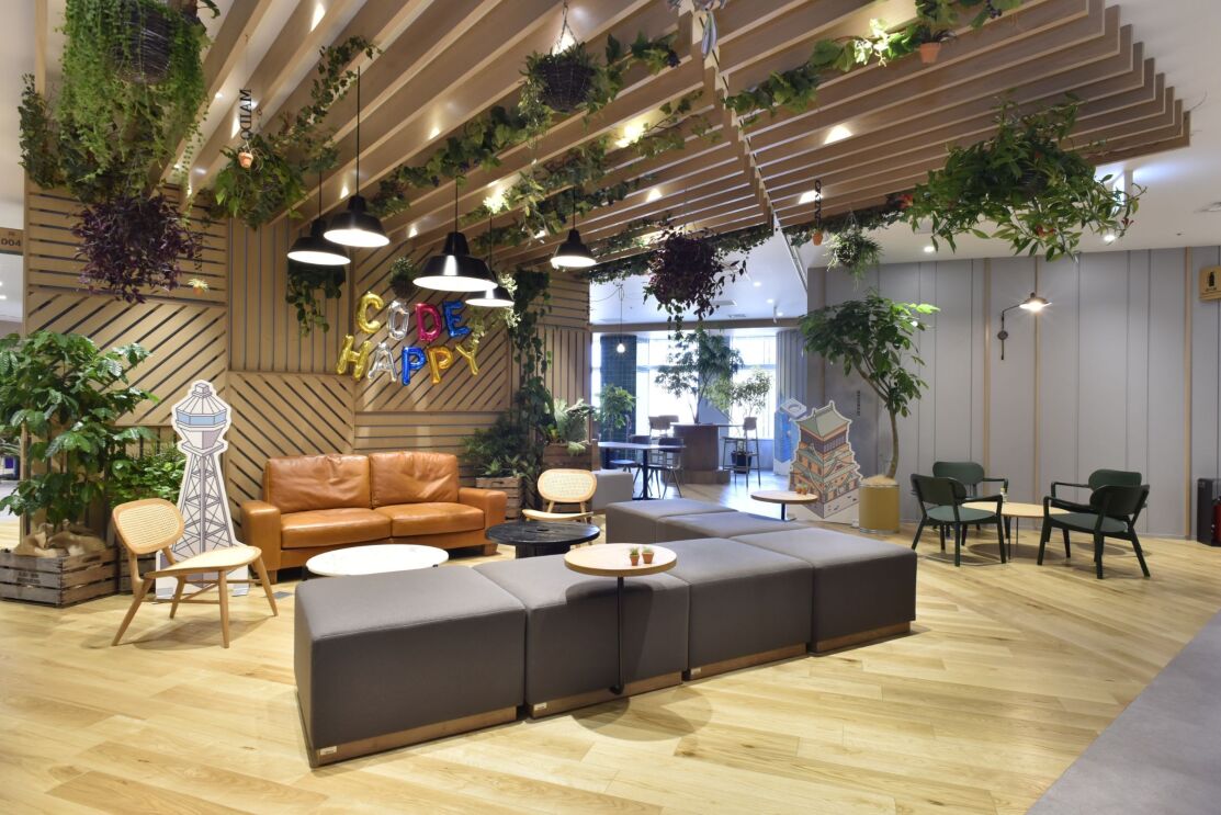 リニューアルした大阪オフィスの様子