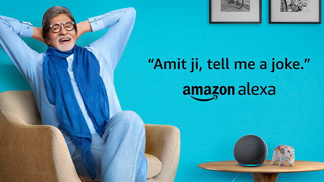Amitabh - the celeb voice of Alexa