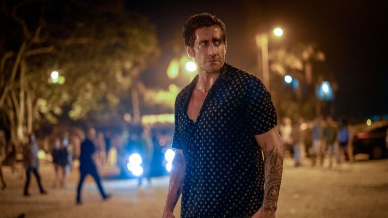 Jake Gyllenhaal in a scene from "Road House."