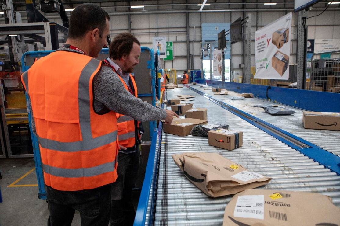 Amazon Sustainability Accelerator 2024. Visita de las start-ups a un centro logístico. 