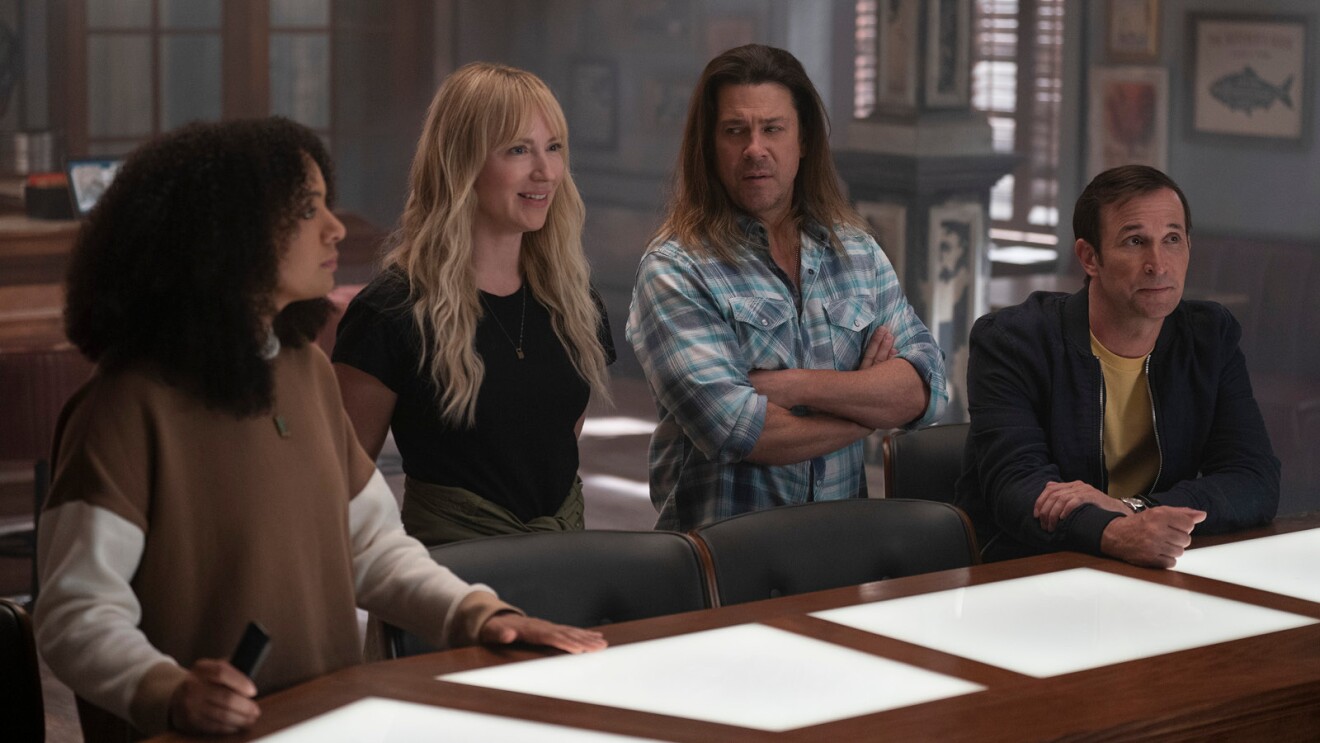 A still from the second season of the TV show 'Leverage: Redemption.'