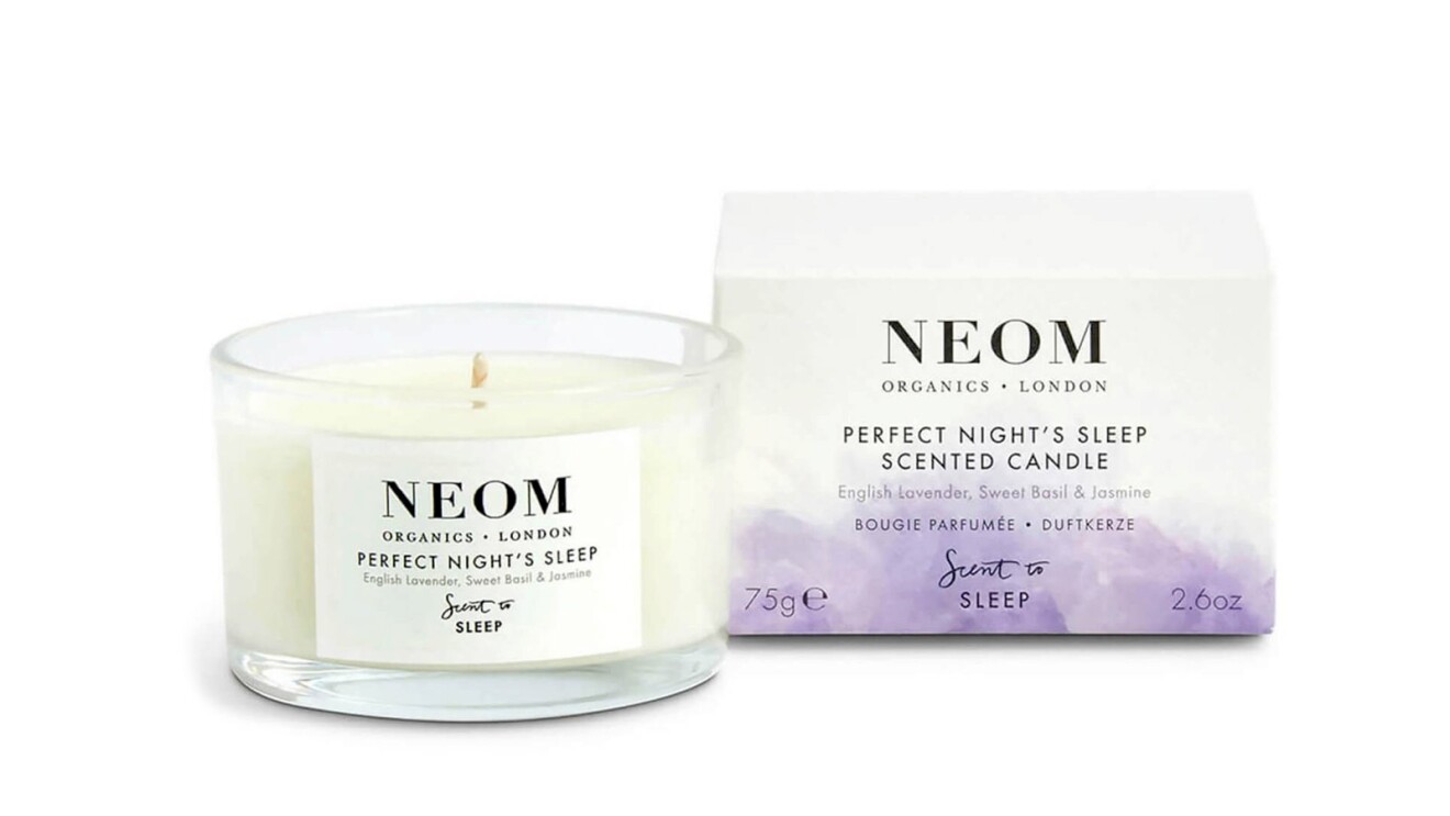 An image of a Neom scented candle