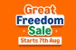 Great Freedom Sale 2026