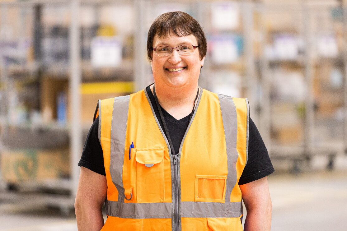 Anja aus dem Logistikzentrum in Werne