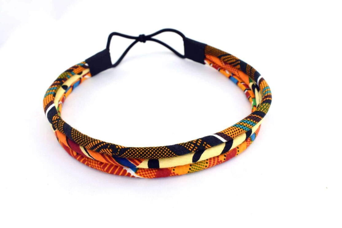 Handmade, African-inspired hair accessories by Cloth & Cord.