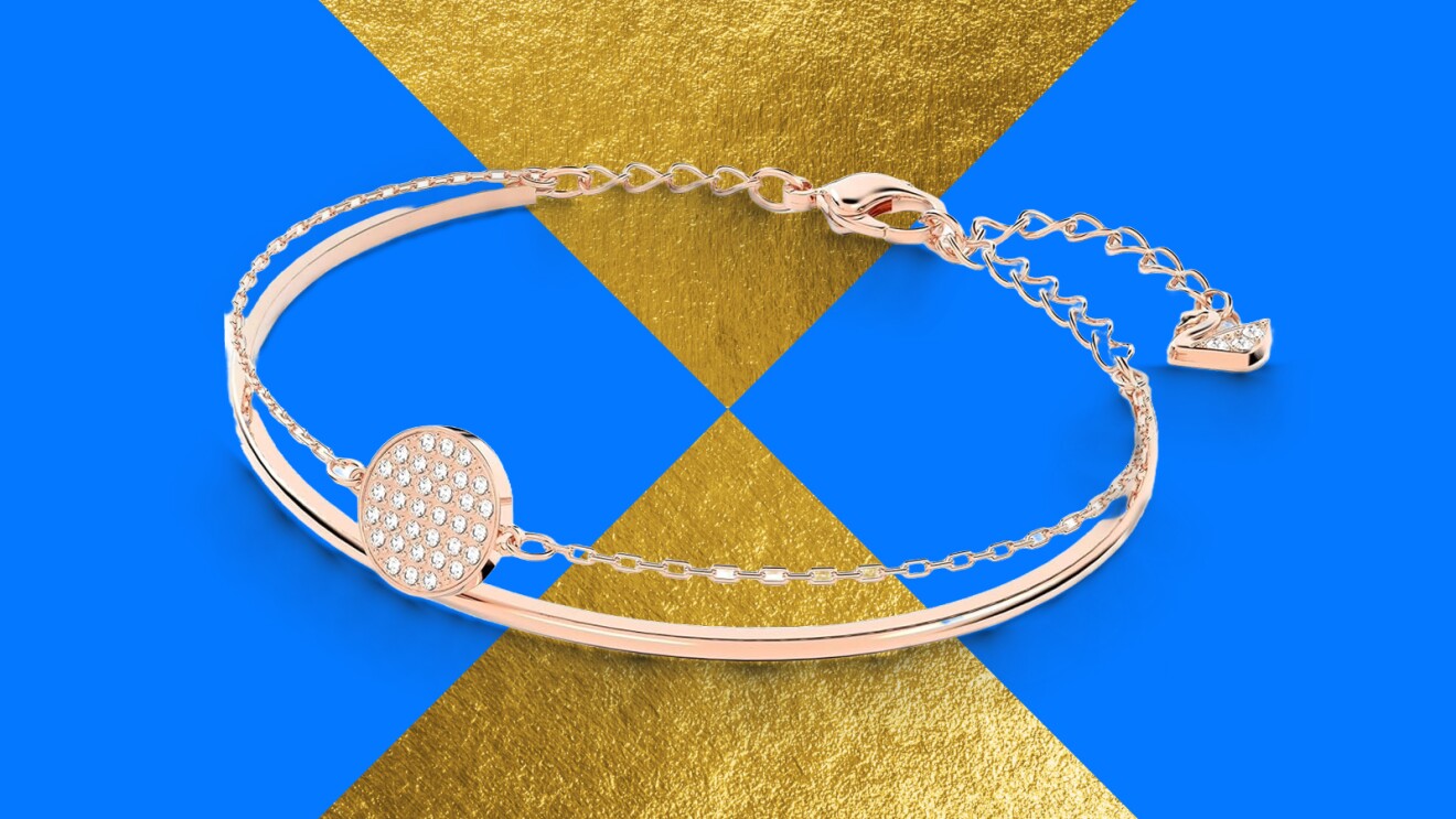 Swarovski en rose 