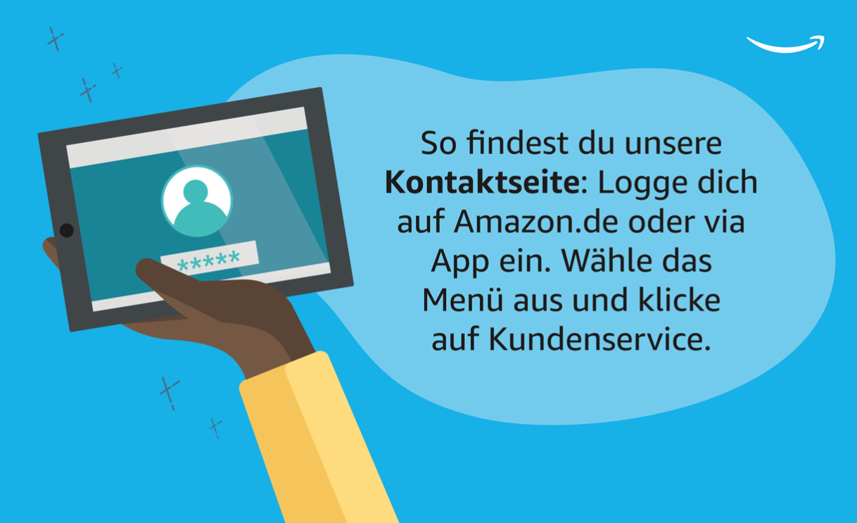 Amazon Kundenservice Grafiken mit Tipps