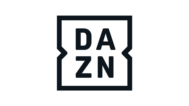 DAZN logo over white background