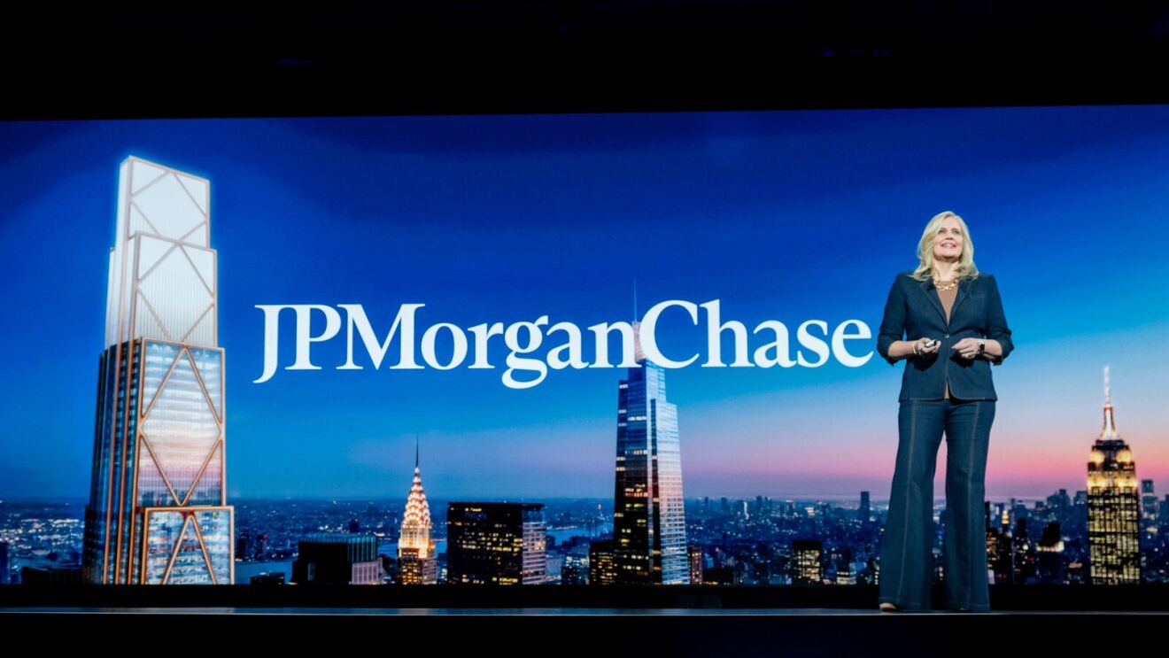 Lori Beer, CEO, JPMorgan Chase speaking on stage at re:Invent 2024.