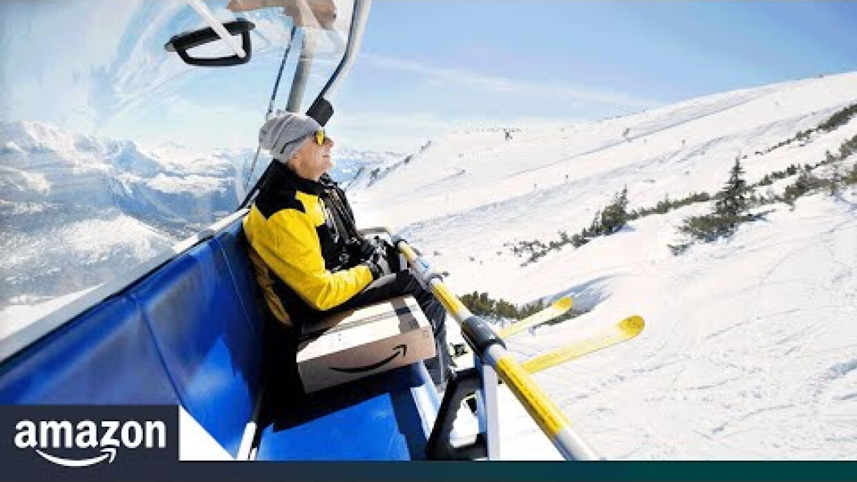 Meet the skier delivering for Amazon in a remote Austrian village