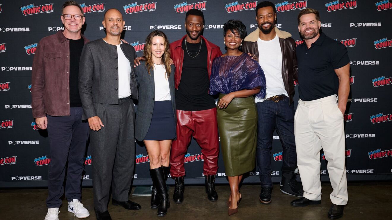 The cast and crew of Cross at New York Comic Con