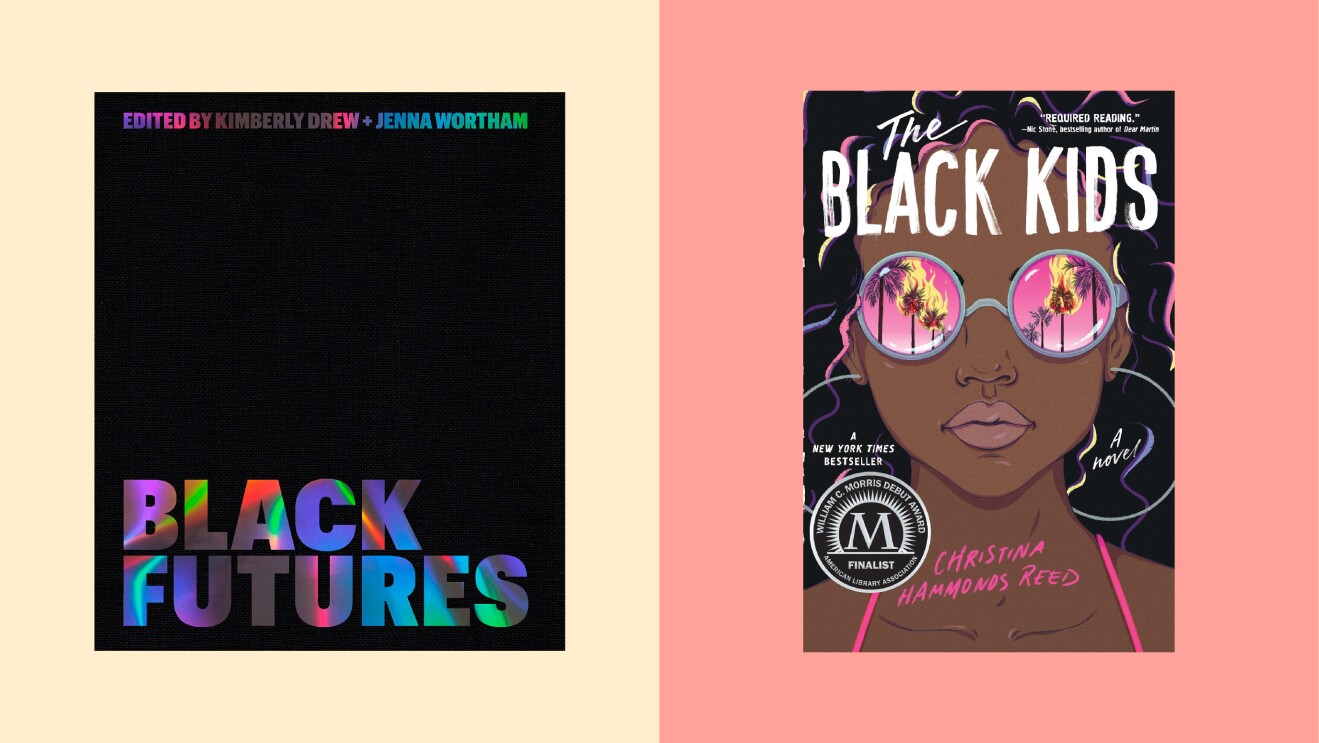 An image with two book covers on it.