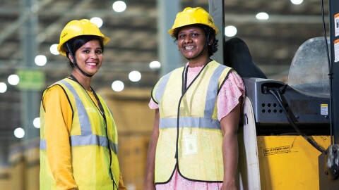 Meet Akshata – Forklift operator at Amazon Fulfilment Center
