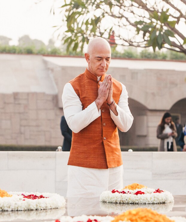 Jeff at Raghat - Gandhi Memorial