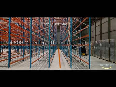 Das neue Hochregallager bei Amazon in Pforzheim