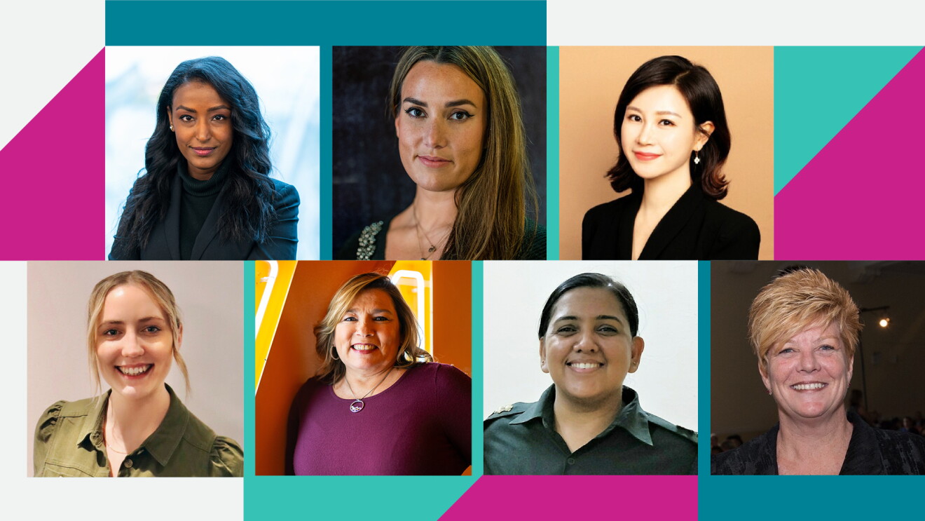 A collage image of different headshots of the women featured in the article.