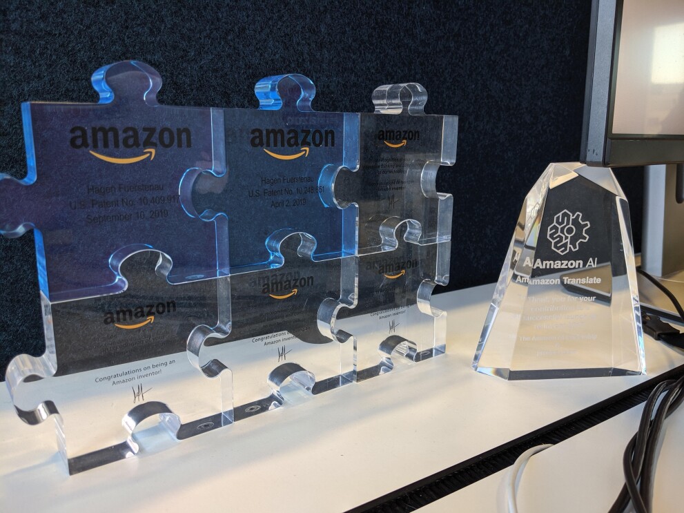 Glasbausteine für Amazon Innovationen