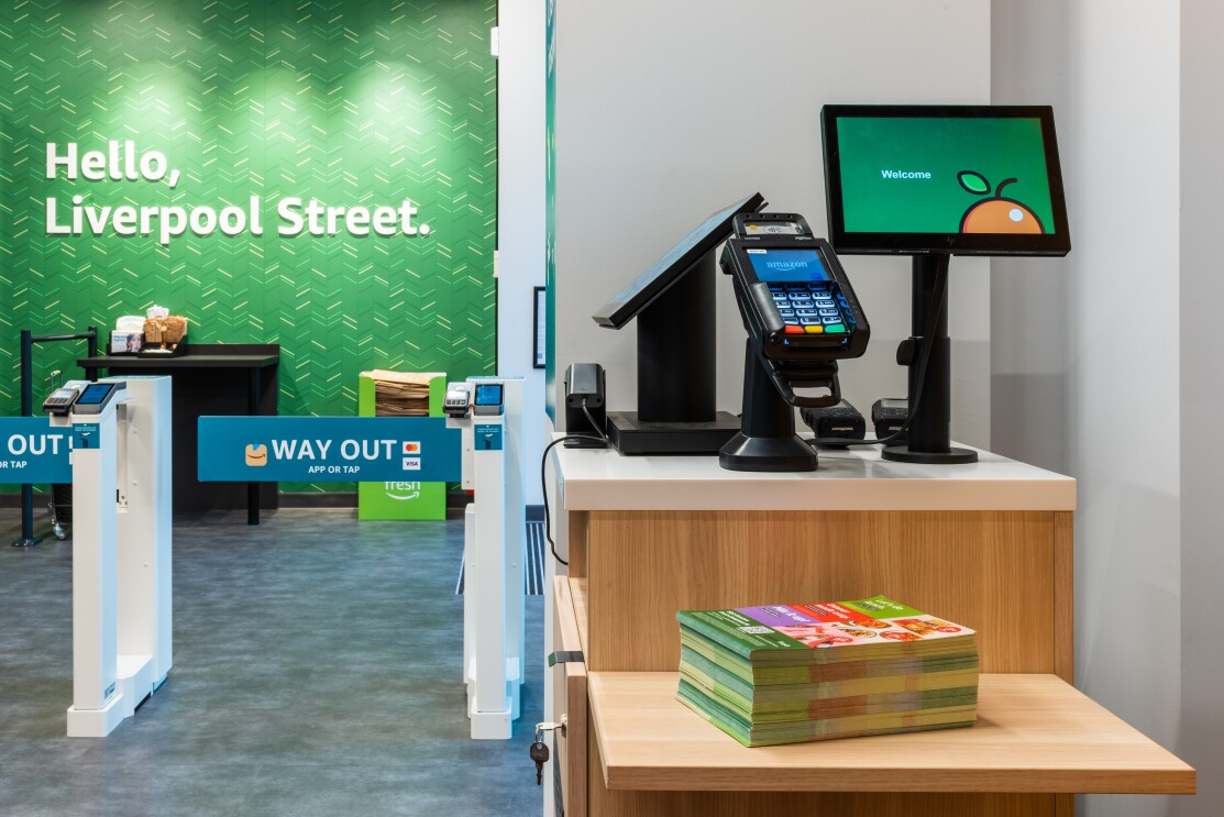 Amazon Fresh store Liverpool street