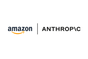 Side-by-side logos for Amazon and Anthropic.