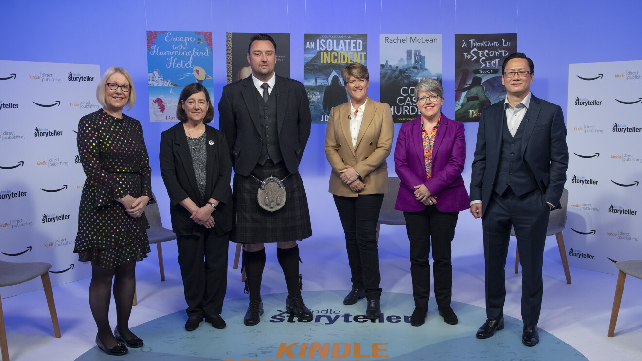 Clare Balding at Amazon’s fifth Kindle Storyteller Award 