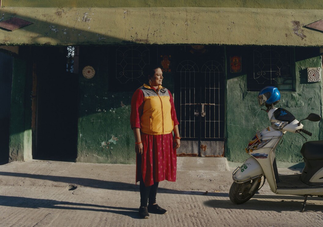 The women of the all-female delivery centers in India.