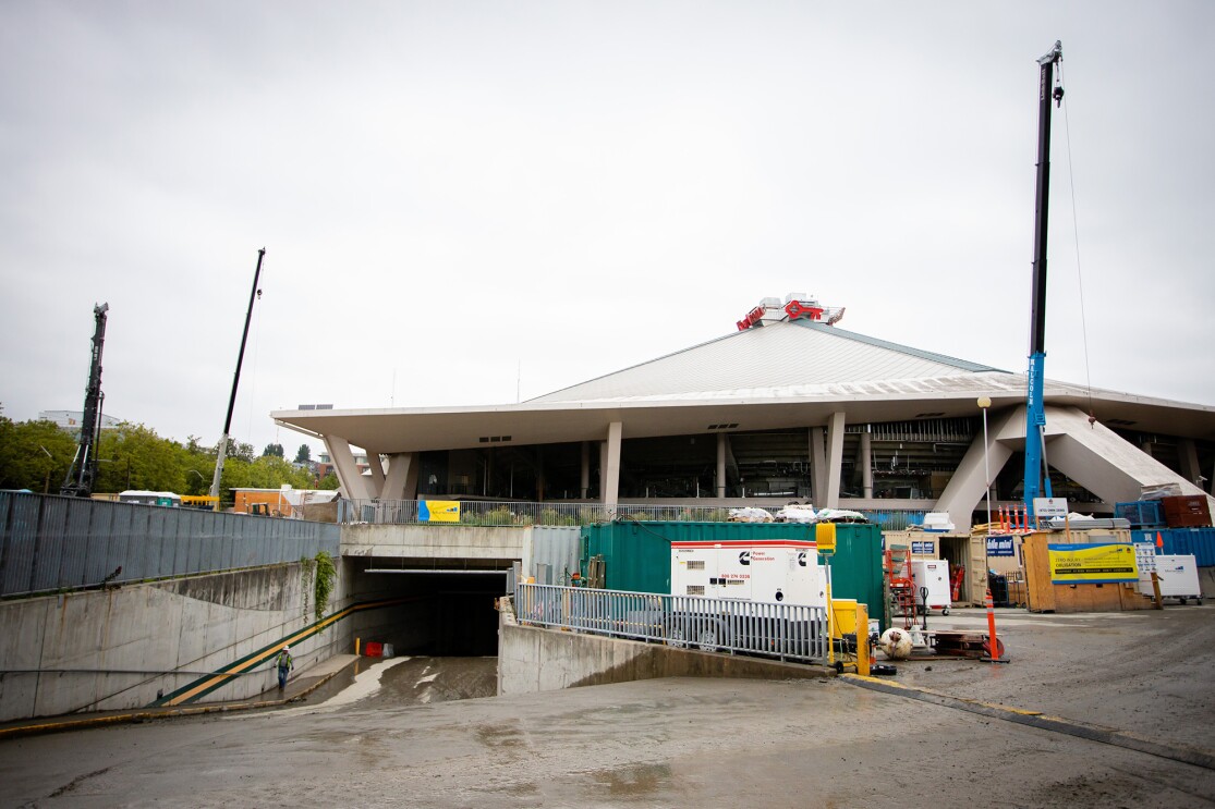 Scenes from the new Climate Pledge Arena