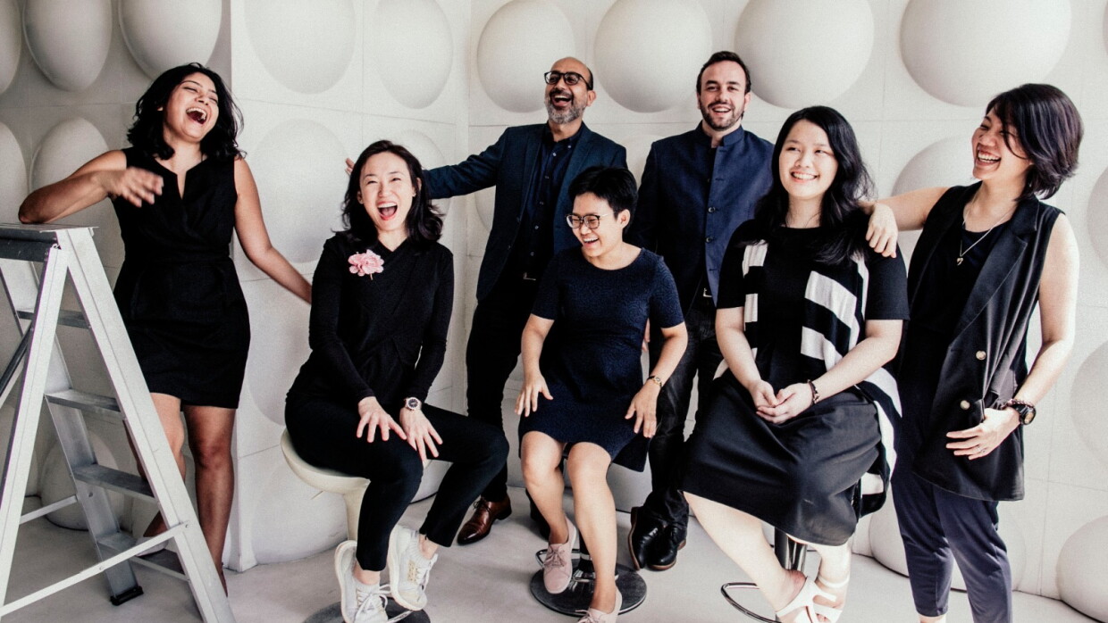 The team behind Oribel, a small business selling on Amazon.sg