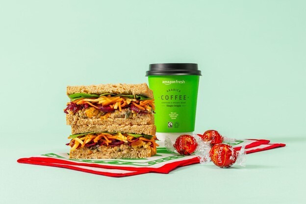 Lunchtime Christmas Sandwiches from Amazon Fresh