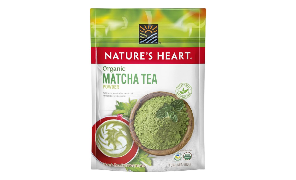 Foto de Nature's Heart Superfood Orgánico Té Verde Matcha en Polvo, 100 g 