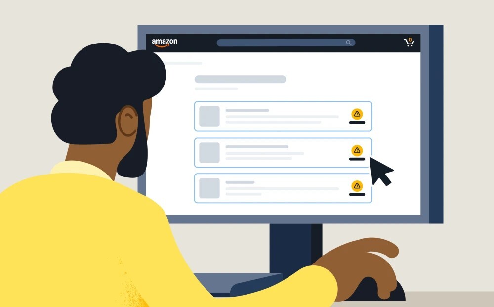 person looking at computer