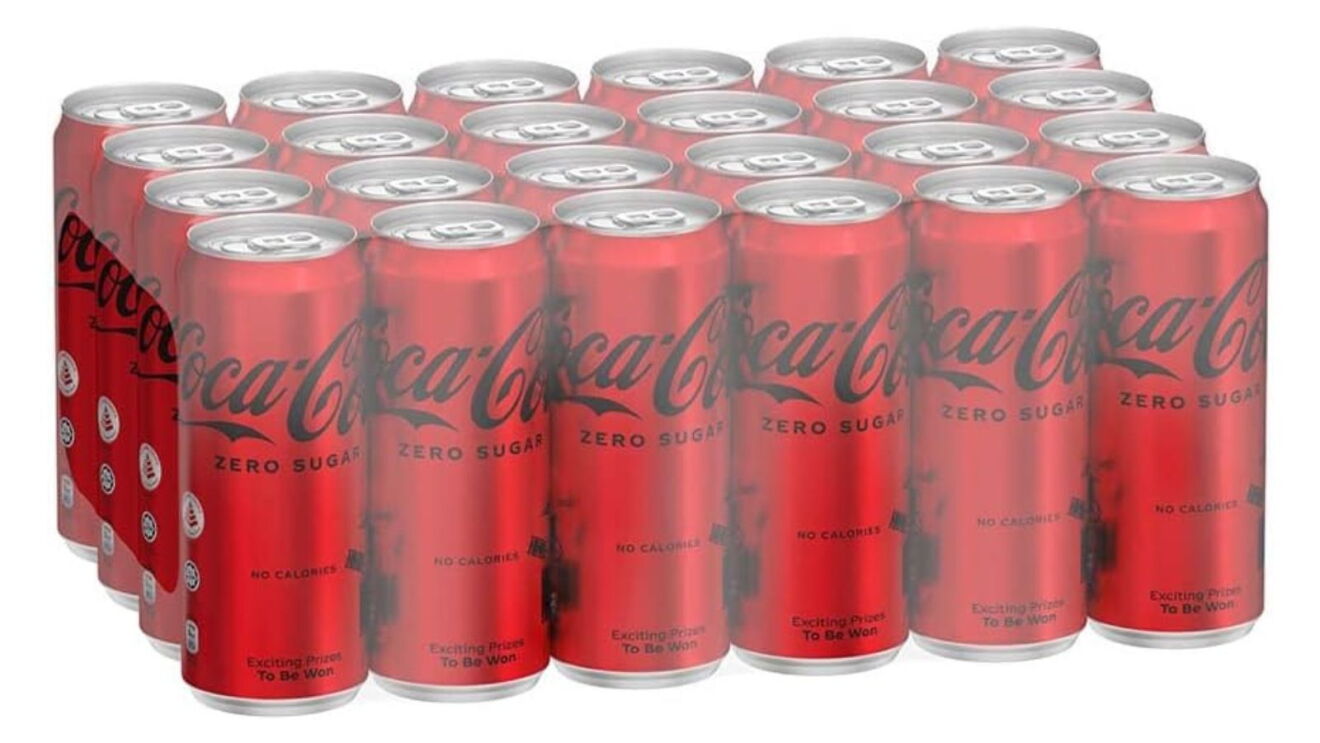 A carton of Coke Zero.