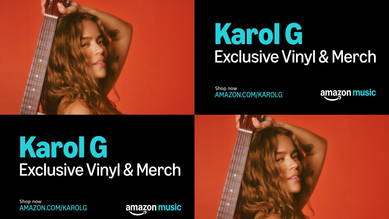 Amazon Music y Karol G presentan cápsula exclusiva de merch para celebrar su nuevo álbum tropicoqueta
