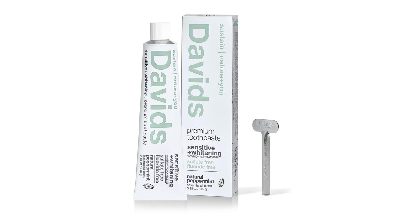 大卫纳米羟基磷灰石无氟牙膏的图像。