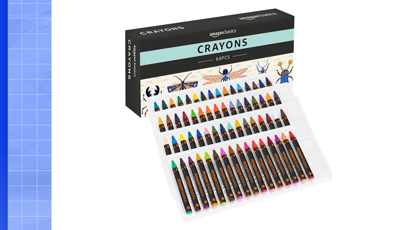 Image of regular crayons.