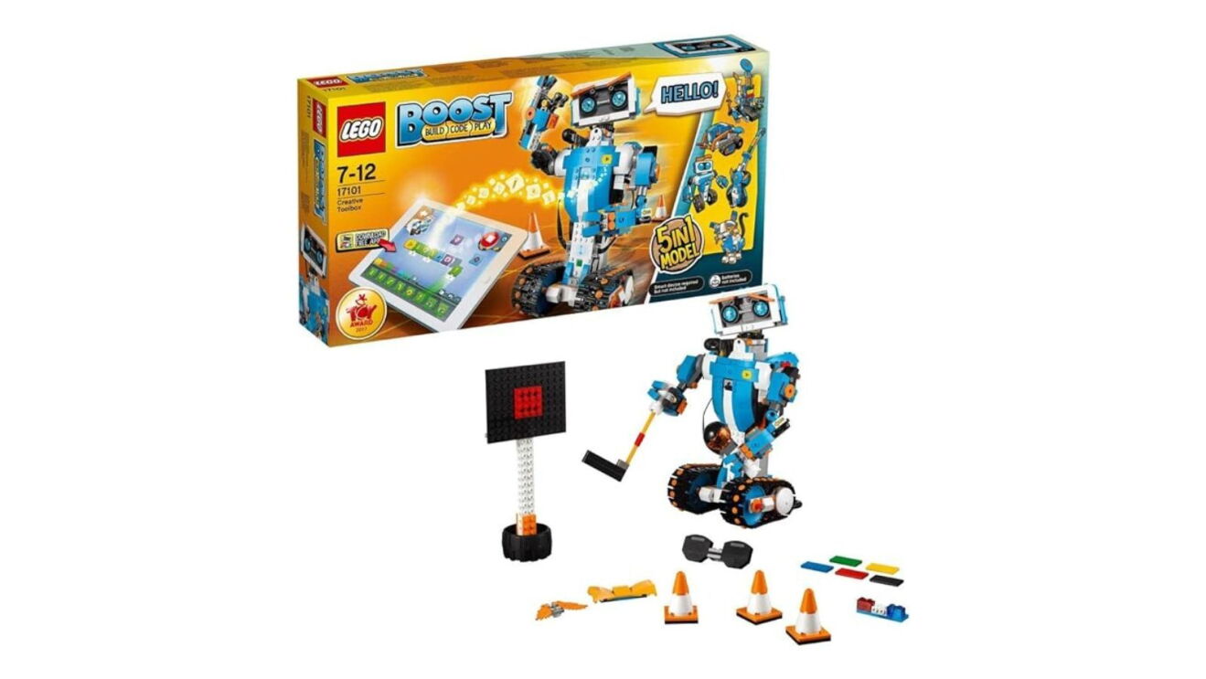  LEGO Boost Creative Toolbox 17101—Fun Robot Building Set & Educational Coding Kit 
