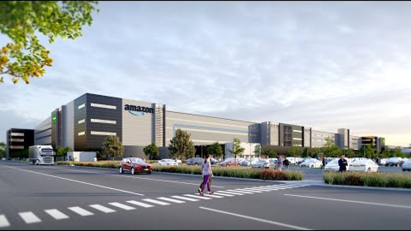 Construction of the new Amazon Robotics fulfilment centre in Western Sydney is well underway