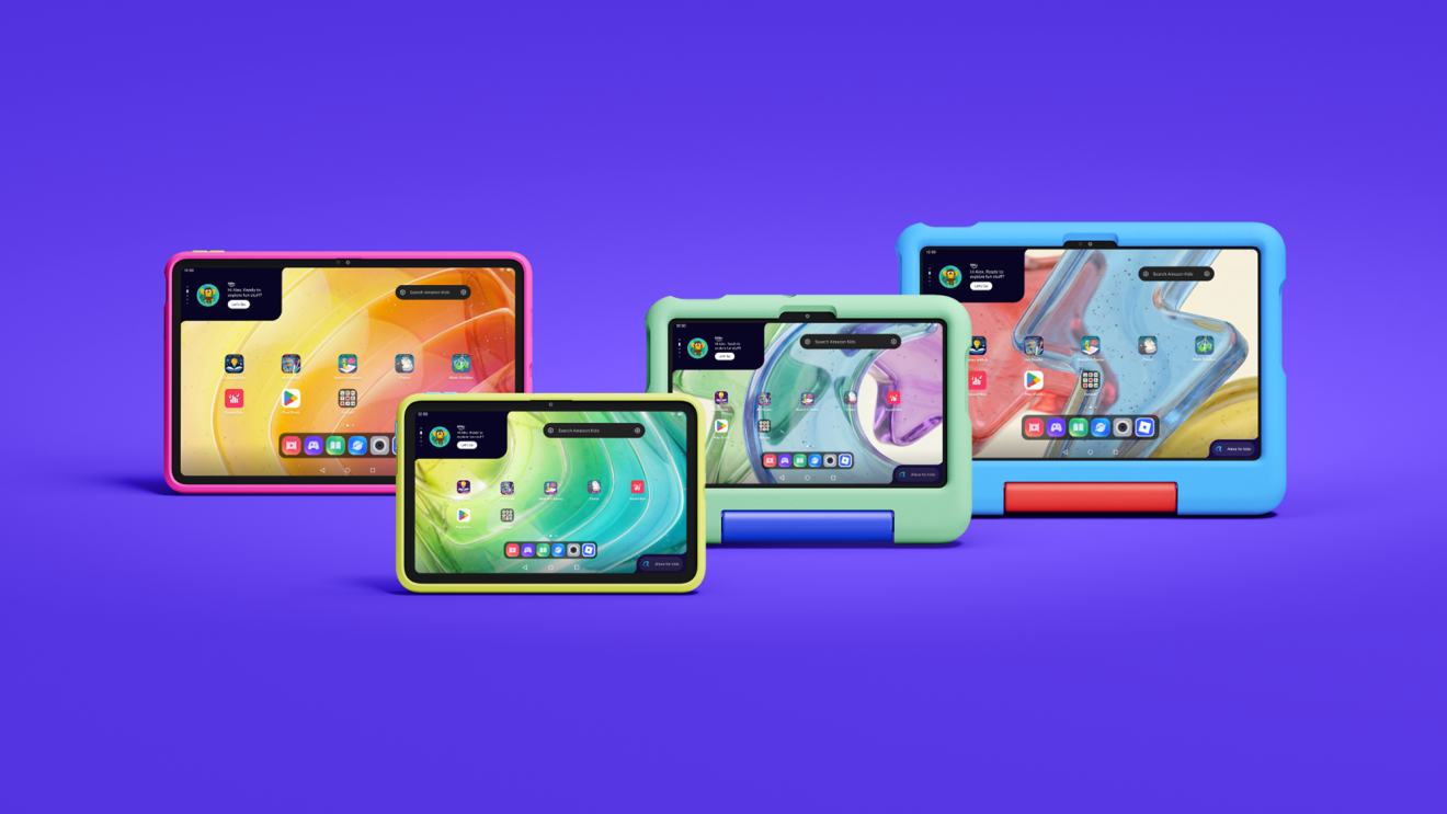Amazon Kids Tablets in two sizes