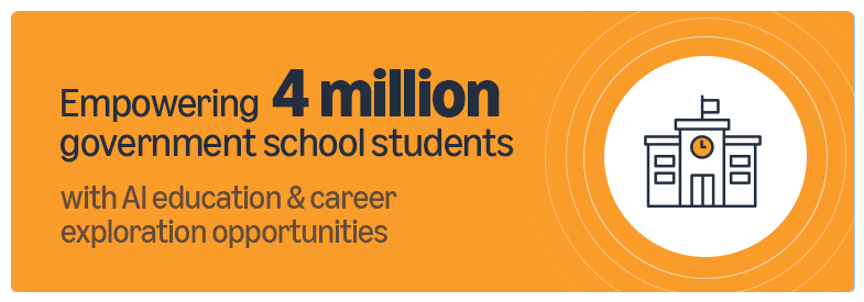 Amazon is investing in AI education for 4 million government school students