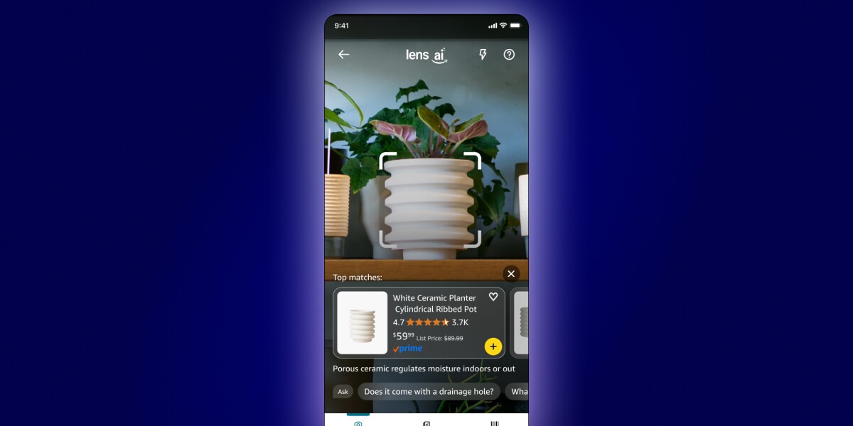 You can now shop what you see using AI powered Amazon's Lens Live