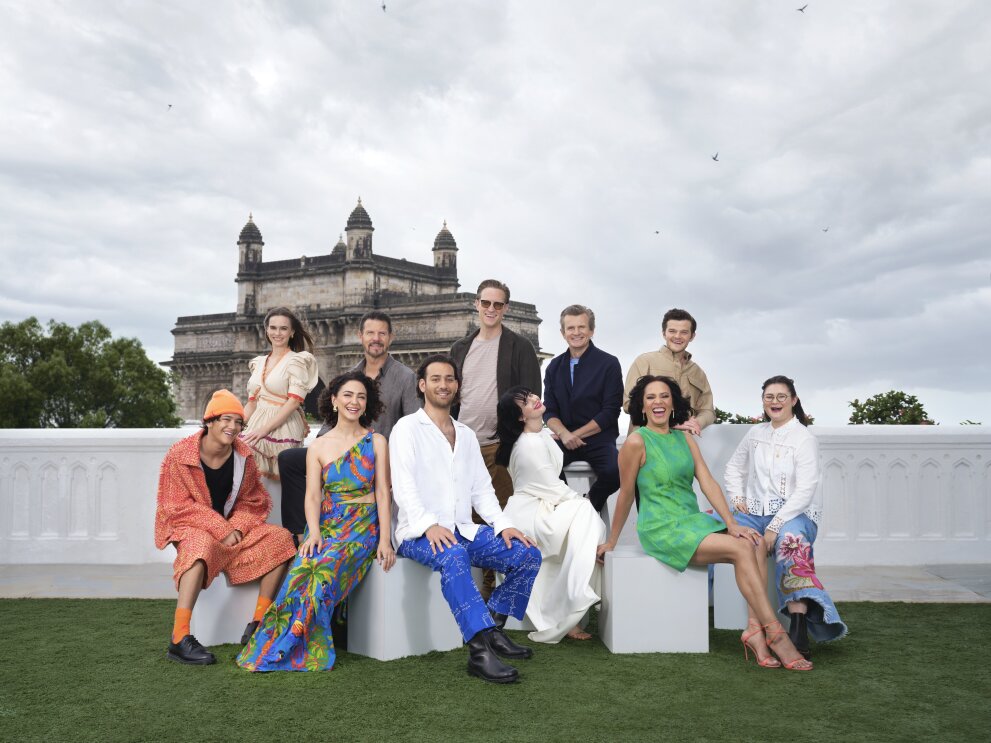 The show's cast explored the best of Mumbai, including the Gateway of India.