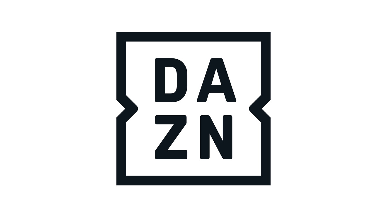 DAZN logo over white background